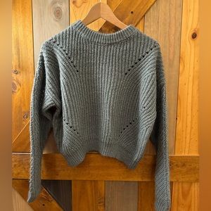 Zaful women’s pullover sweater, Grey, Small